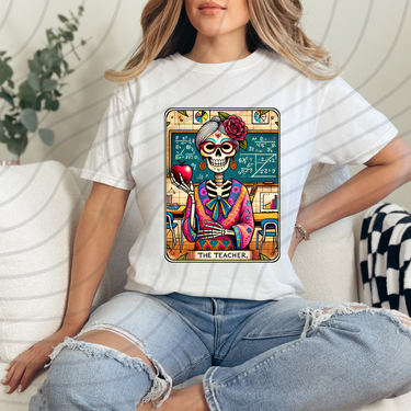 The Teacher Tarot Direct-To-Film Transfer
